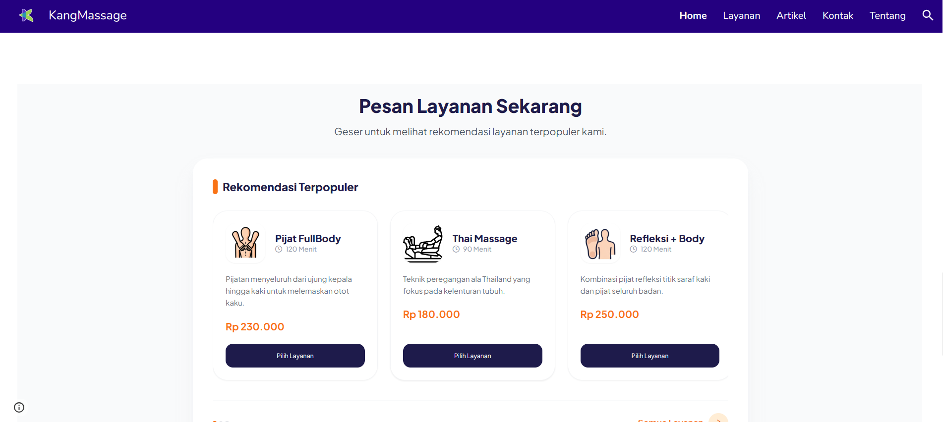 KangMassage — Layanan Pijat Tradisional Panggilan - 2