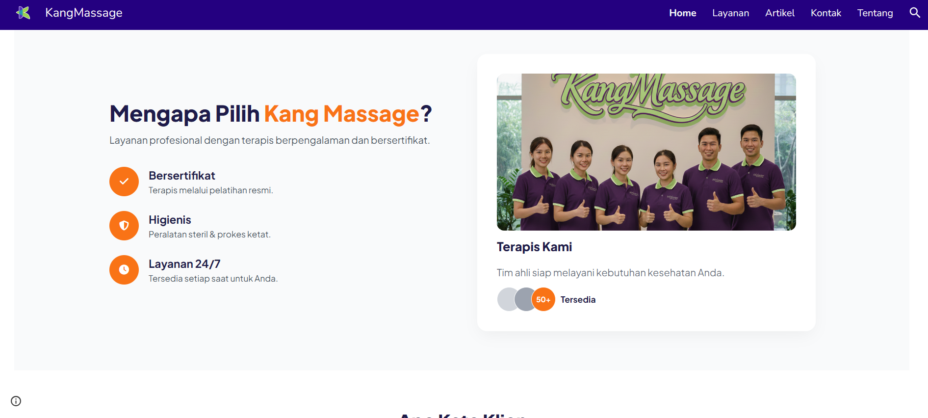 KangMassage — Layanan Pijat Tradisional Panggilan - 3
